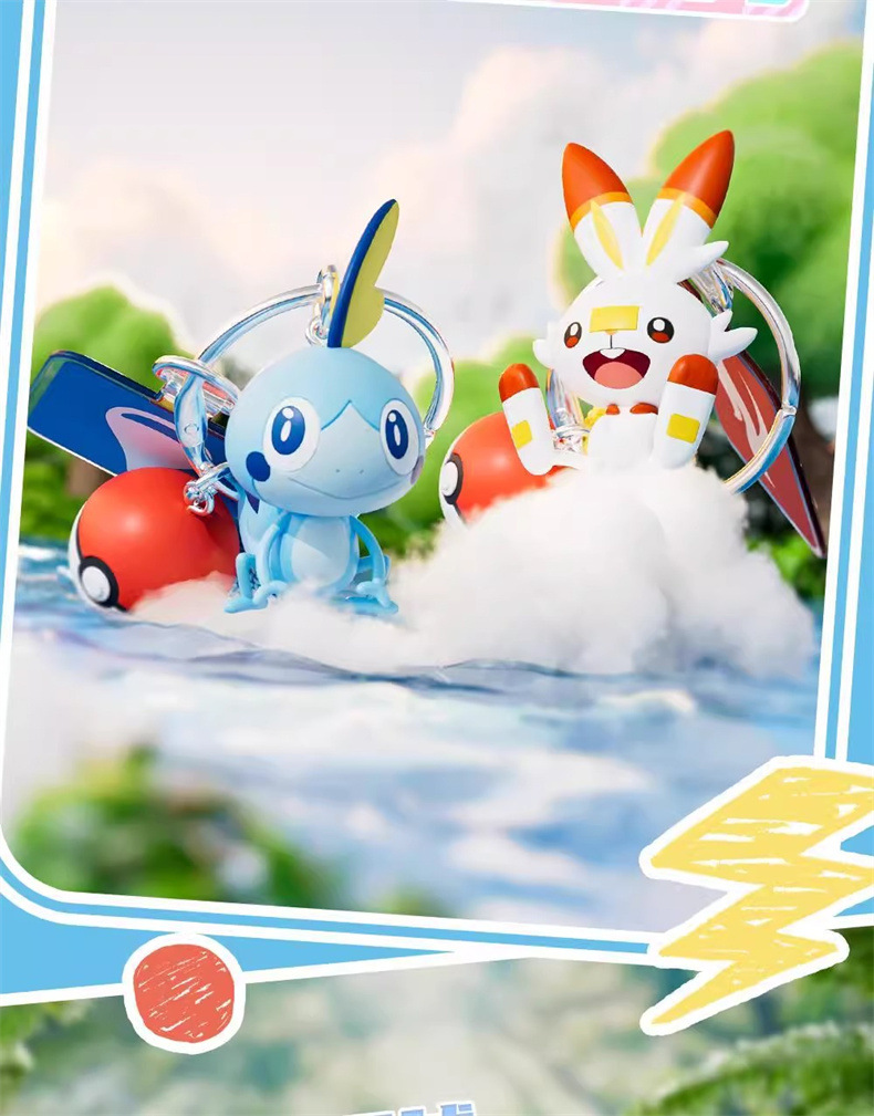 Official Pokemon-related Q-cute series keychains, schoolbags, pendants, Pokemon gifts for girls pic 4