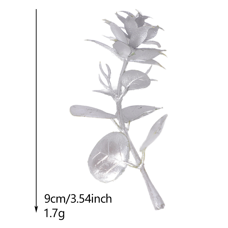 复古植物配件仿真金色叶子手工插花配件节日装饰仿真花跨境代发详情34