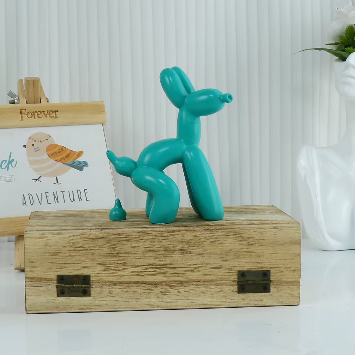 现代简约创意树脂拉屎狗气球狗摆件家居软装饰品摆设工艺品礼品详情6