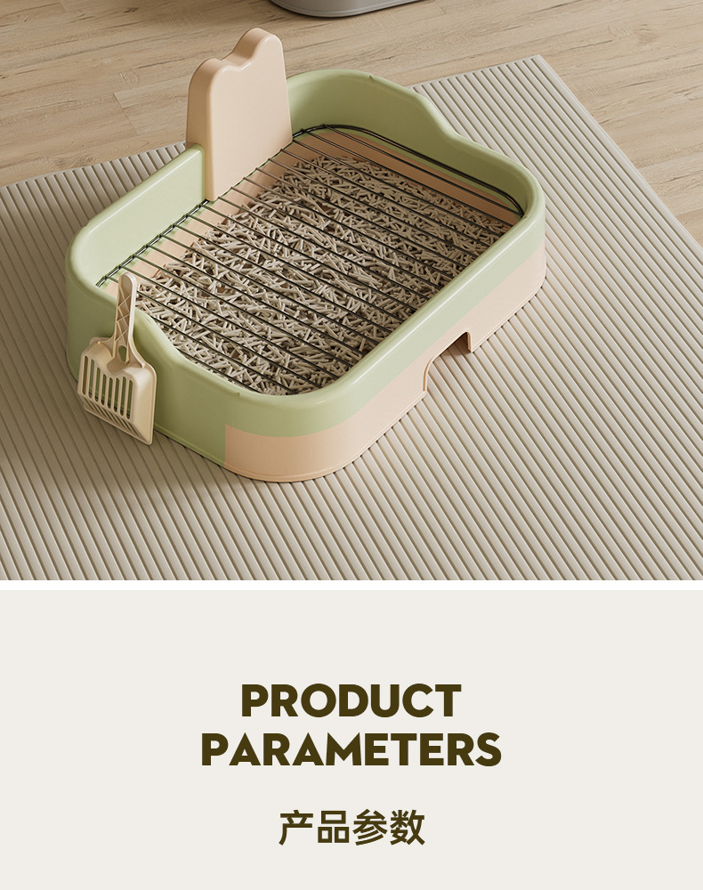 Direct sales from the manufacturer of extra-large dog toilets with high fences, iron mesh flat plates, anti-stepping, urine splash-proof and easy-to-clean extra-large dog urinals pic 11