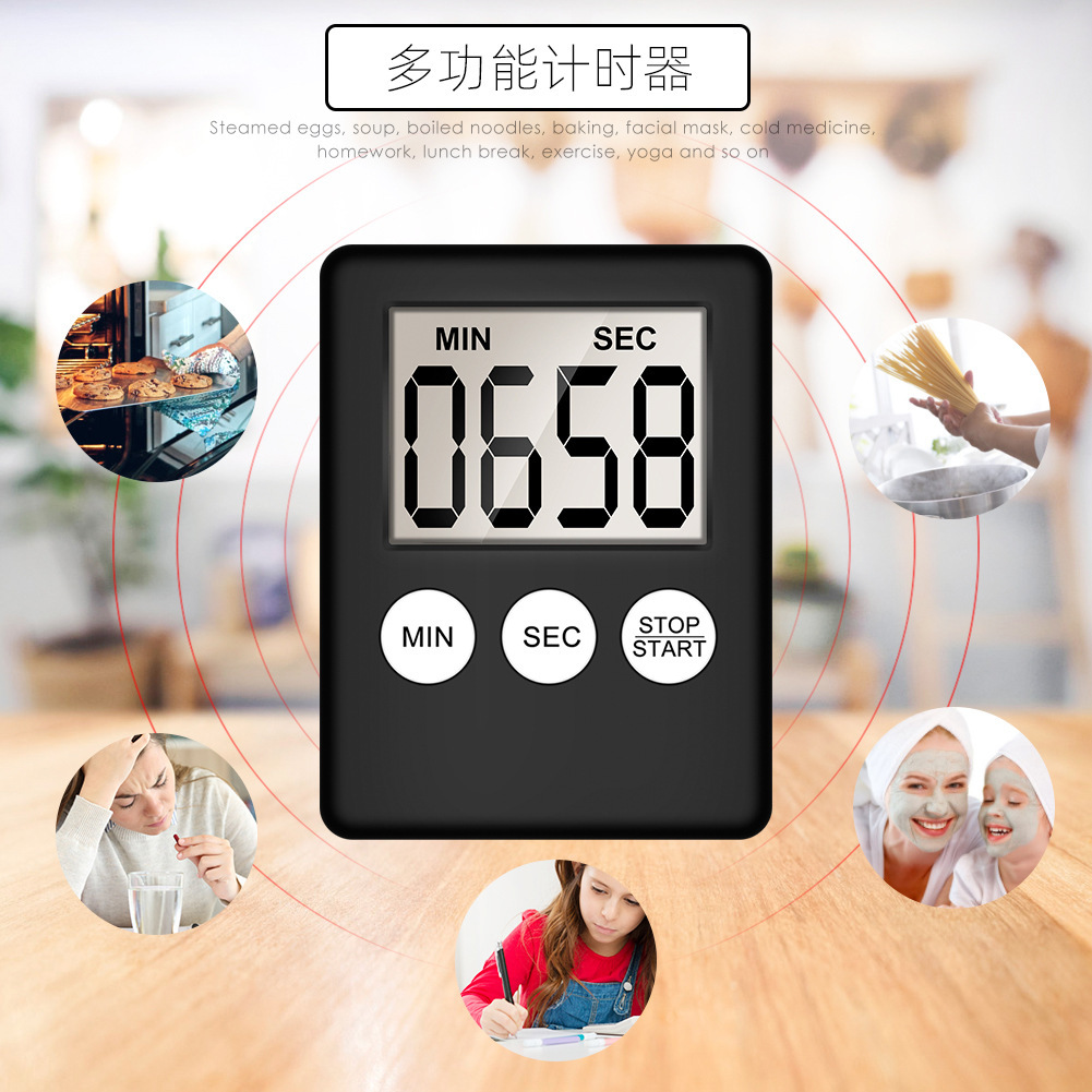 The logo kitchen timer countdown electronic clock stopwatch cooking timer electronic timer pic 13