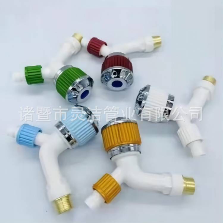 Plastic faucet, pvc faucet, 4-inch faucet, plastic faucet, PP washing machine faucet pic 17