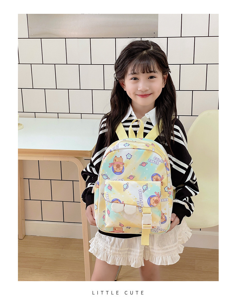 2025新款女孩时尚甜美双肩包小学生上课书包可爱卡通出游儿童背包详情2