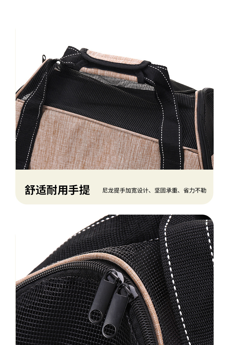 戎咖宠物跨境便携式宠物包宠物背包猫咪狗狗外出包斜挎宠物袋折叠包详情8