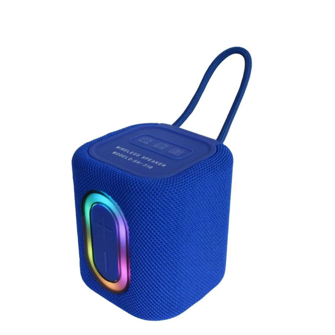 2026 New portable and colorful mini wireless Bluetooth speaker with RGB light pic 8