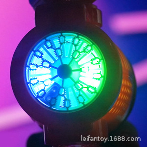 Cross-border 32-hole space alien bubble machine, hand-held electric self-priming rotating light music bubble gun pic 4