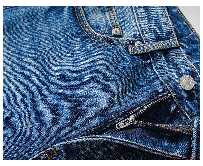 High-end, loose, non-leg-hugging, slightly flared jeans for women 2026 spring, high-waisted flared pants for women, narrow wide-leg pants pic 18