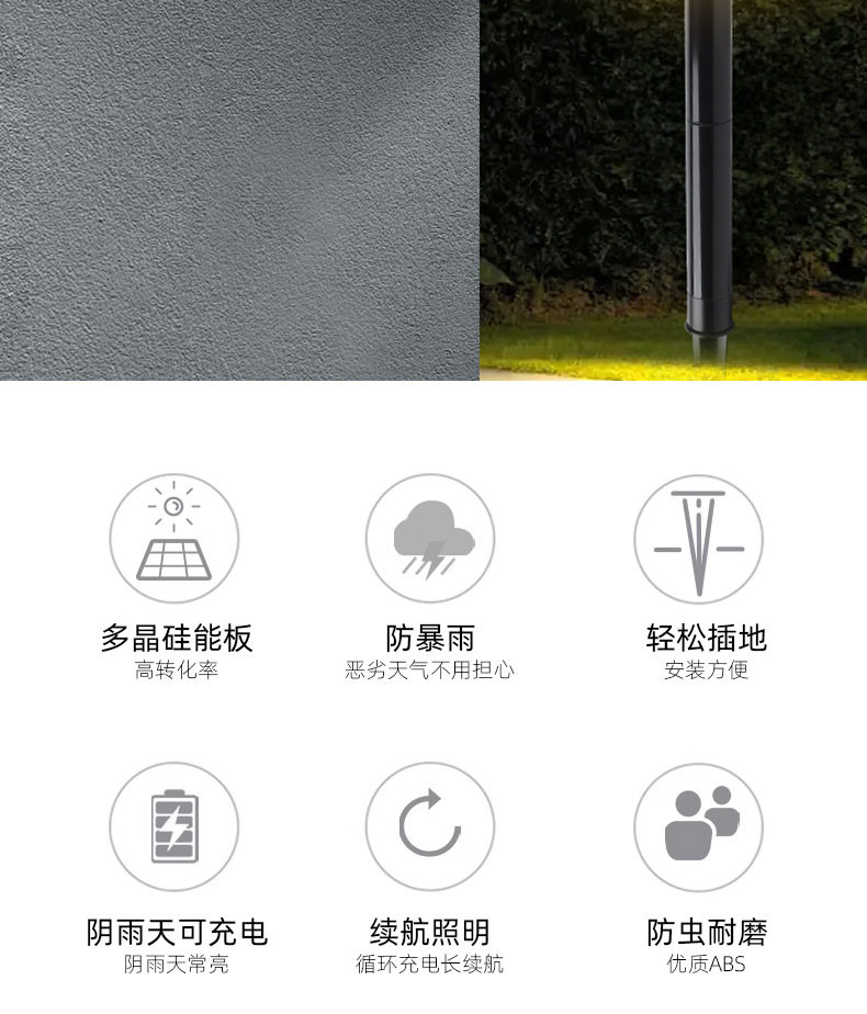 Cross-border solar wall lamps, outdoor waterproof retro garden lamps, outdoor garden atmosphere lamps, decorative lamps, hanging wall lamps pic 2