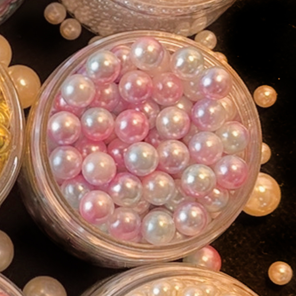 仿真珍珠流麻吵吵球滴胶填充材料手工diy捏捏手作球奶油胶填充物详情5