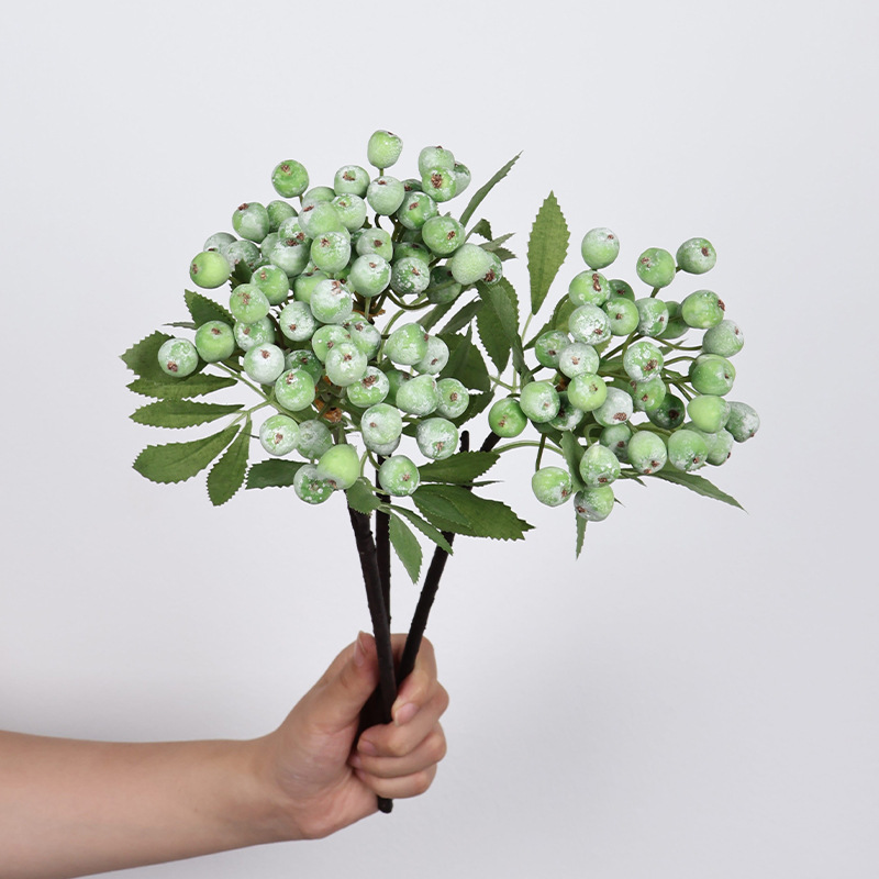仿真植物蓝莓果果实浆果树枝树杈拍照布置场景装饰绿植造景仿真花详情4