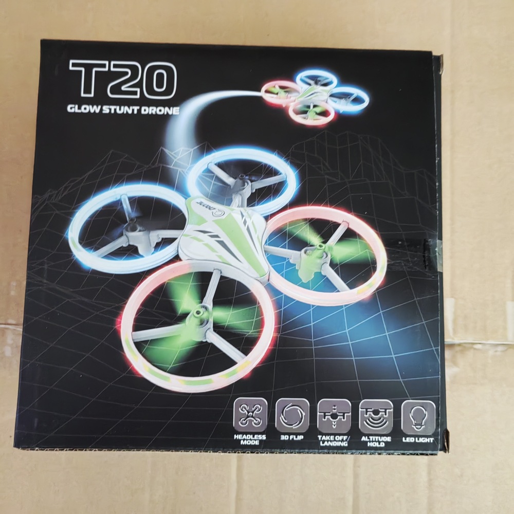 Cross-border LED drone light-emitting UFO sensing multi-rotor aircraft stunt rolling remote control aircraft toys pic 36