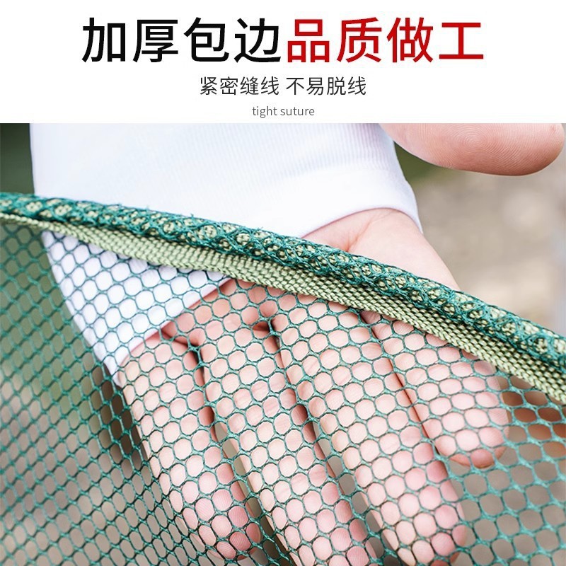 敞口鱼网捞鱼大鱼专用网抬网盆网可折叠的台网户外捞鱼网渔具抄网粘网抛网撒网详情4