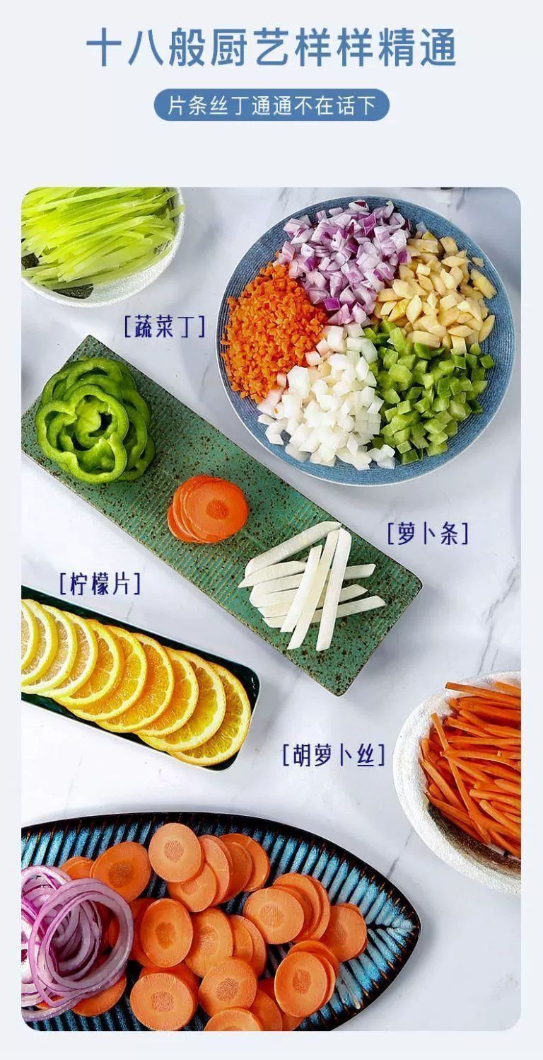 跨境小厨房多功能切菜神器家用切丁切片切菜机懒人切土豆丝黄瓜丝详情17