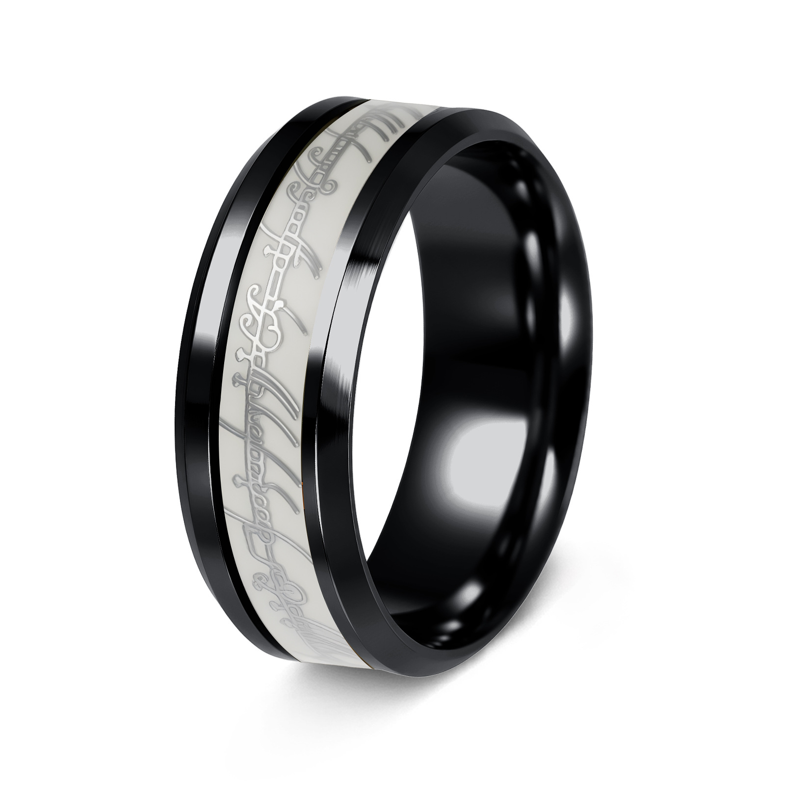 Cross-border new Magic Ring, shining and glowing fluorescent ring, concert, birthday party, letter and text pic 7