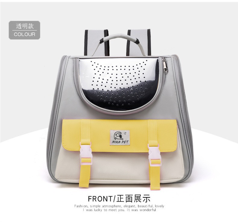 New outdoor cat bag, convenient large-capacity breathable pet bag, breathable outdoor travel cat backpack, cross-border wholesale pic 22