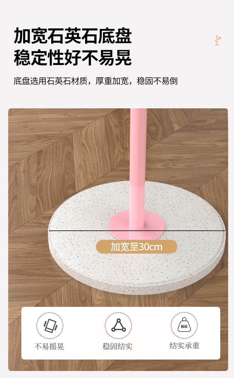 立式挂衣架落地卧室衣帽架多功能简易衣服架入户门鞋架衣架一体杆详情11