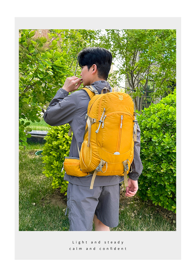 跨境户外徒步登山包悬浮背板可拆卸30L防水运动双肩包大容量背包详情23