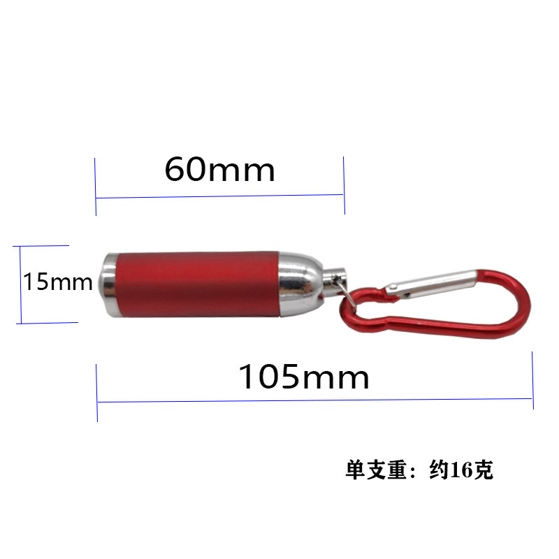 Mini telescopic zoom flashlight, led keychain, outdoor small flashlight, LOGO printable, mountain climbing buckle, key light pic 4