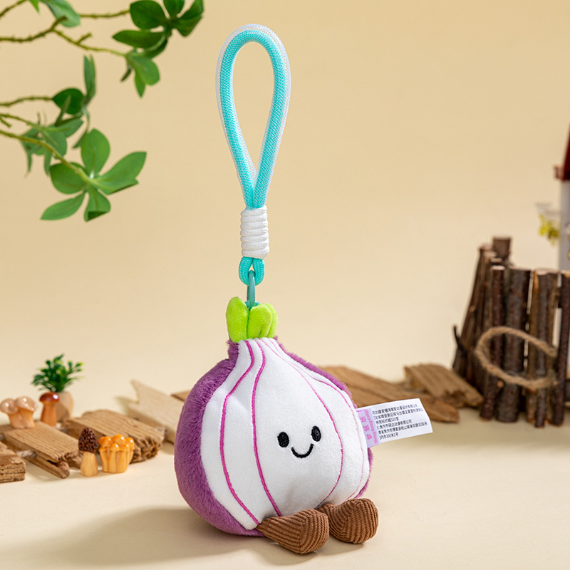 创意果蔬葱姜西红柿洋葱玩具可爱挂件毛绒玩具公仔钥匙扣玩偶详情22