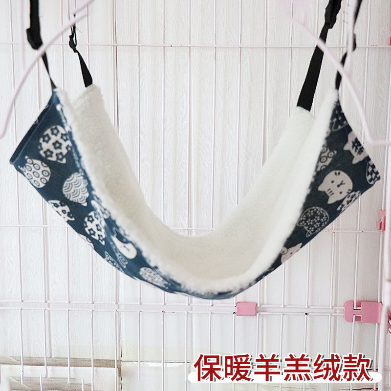 Factory pet supplies canvas cat cages, hammocks with fleece hanging, adjustable length, pet cat hanging beds pic 22