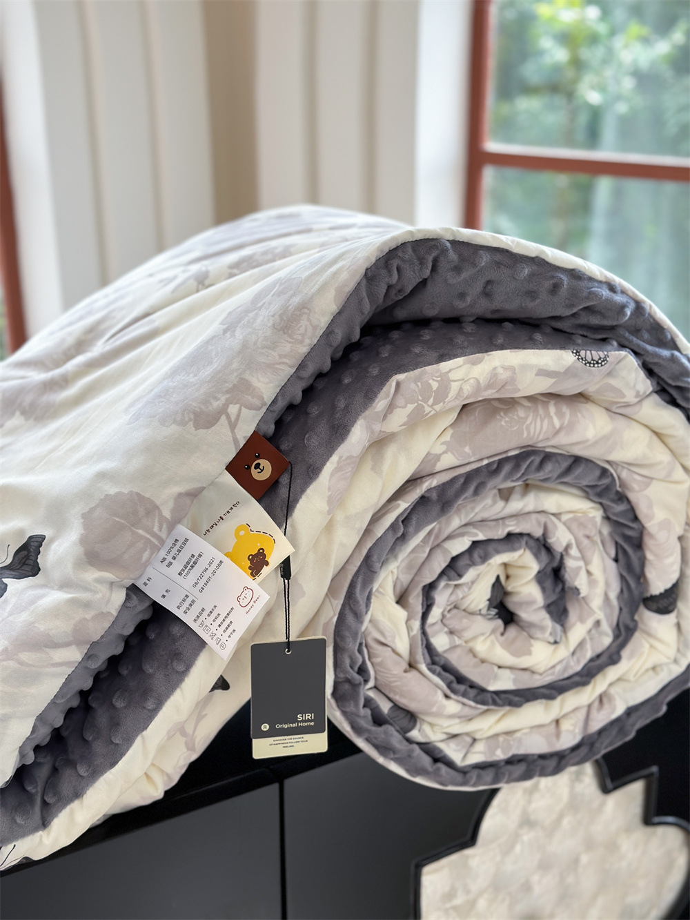 13372 All-cotton cartoon small floral print spring and autumn quilt soothing, bean quilt warm and fleece winter quilt core pic 21