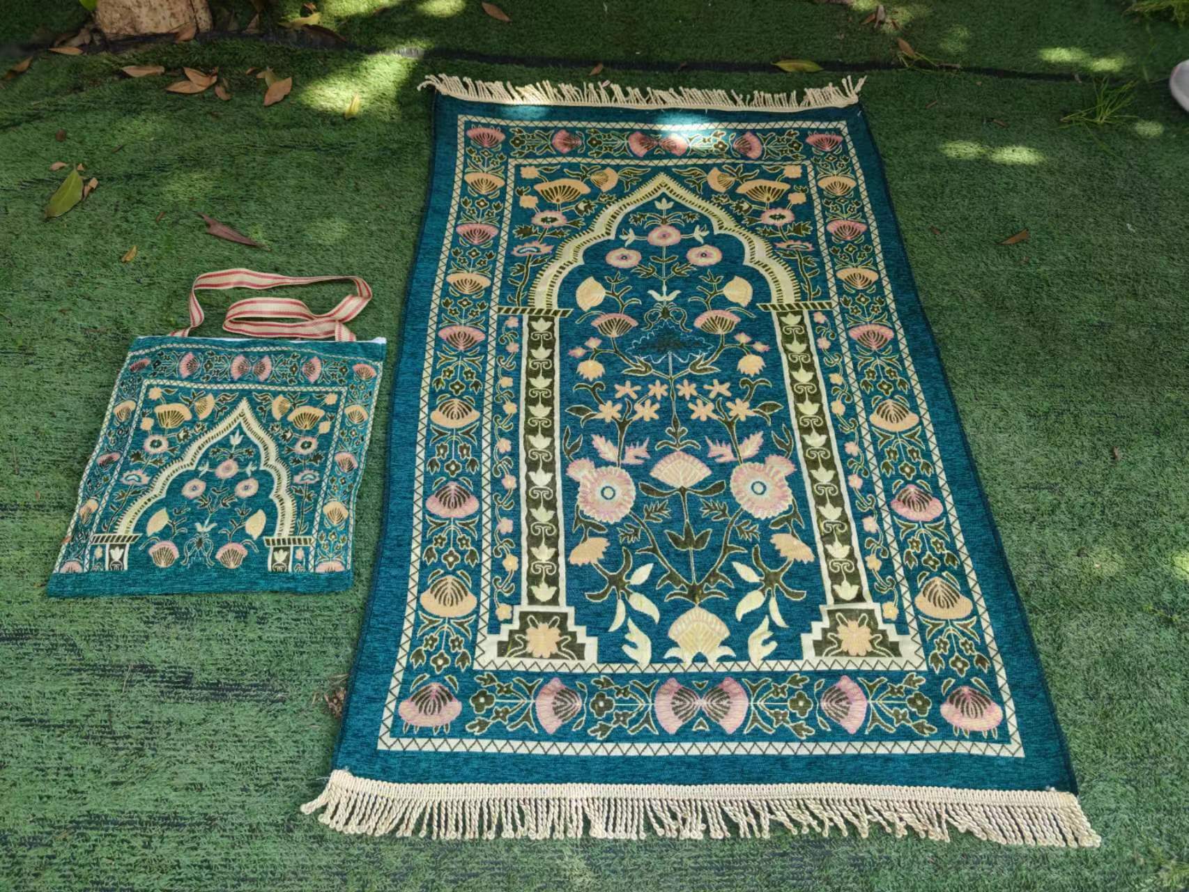 Cotton yarn travel blankets with bags, bag carpet manufacturers, cross-border wholesale supply/one-piece consignment pic 16