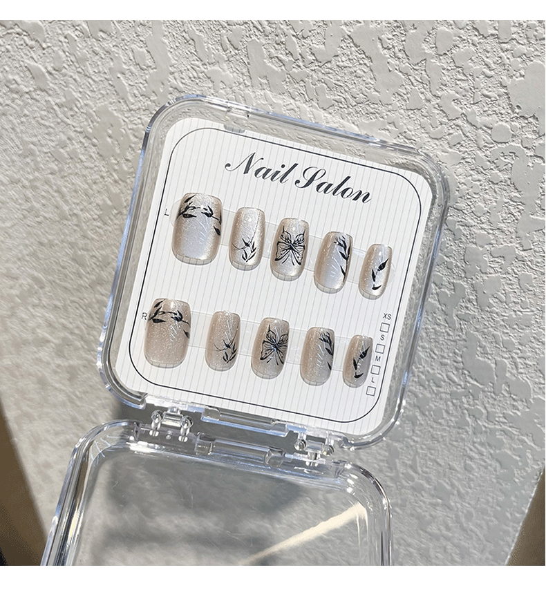 Nail patches, wearable nails, nail patches, hand-worn nails, nail retail 10-piece set pic 4