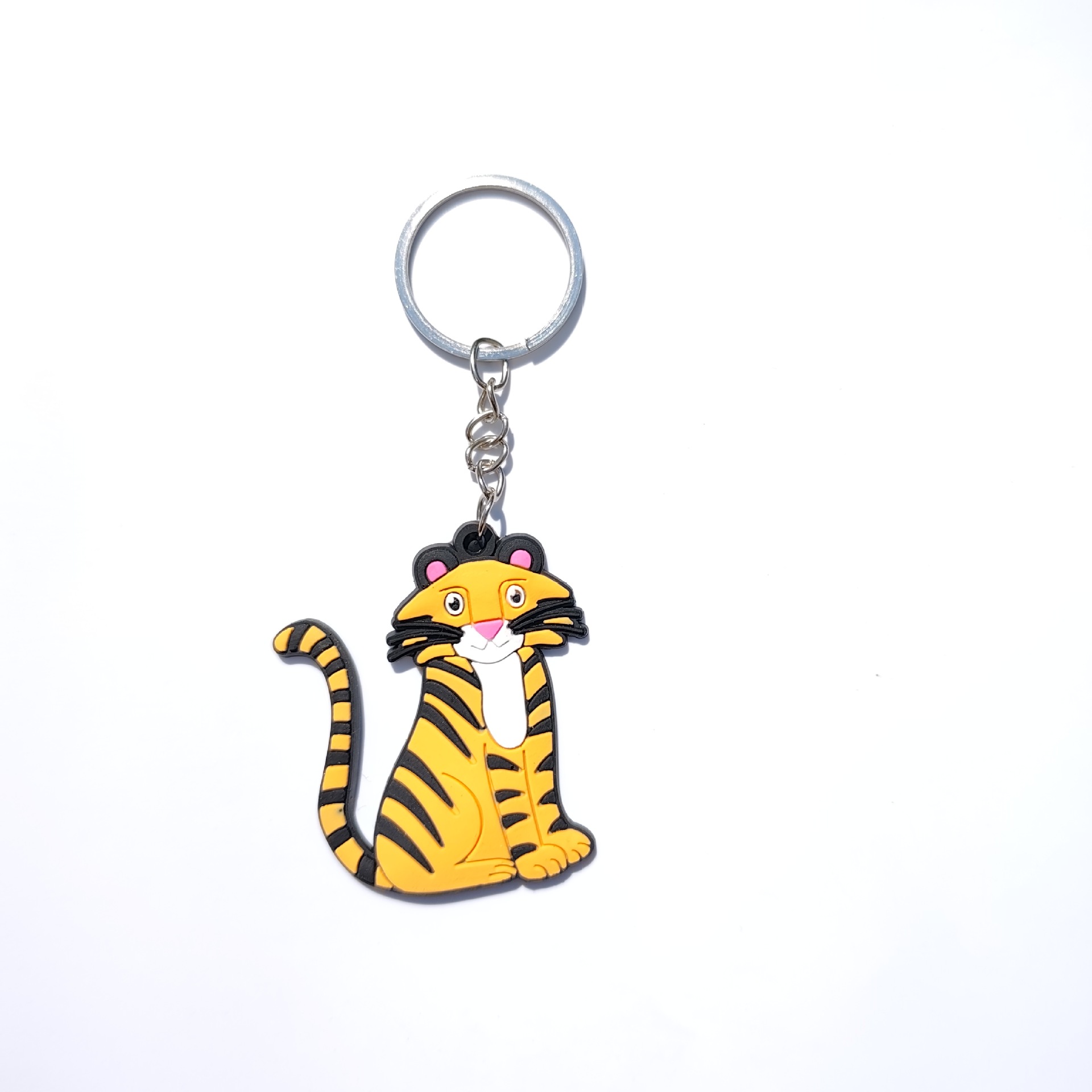 跨境新款动物钥匙扣礼品卡通可爱挂件PVC软胶森林动物钥匙链批发详情9