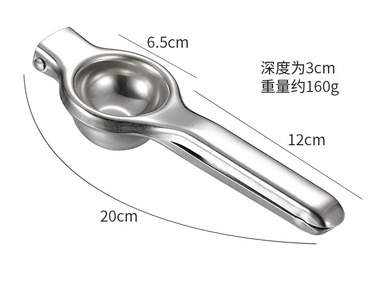 跨境必备柠檬夹厨房手动果汁器不锈钢迷你压汁机多功能榨汁工具日用百货详情2