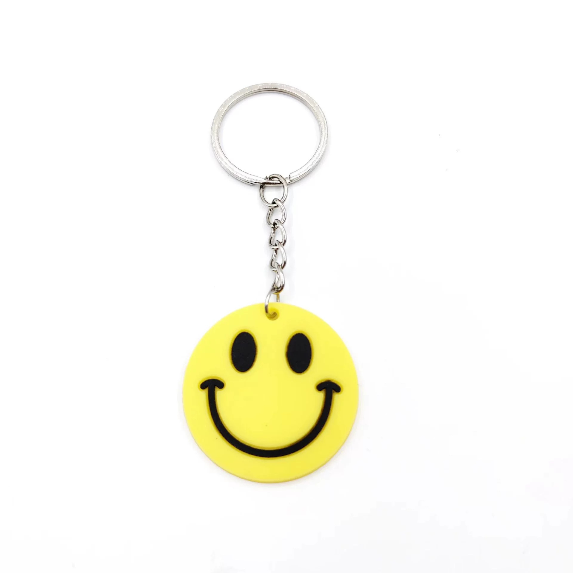 创意表情钥匙扣 PVC软胶表情包钥匙扣 卡通笑脸钥匙链派对小礼品详情11