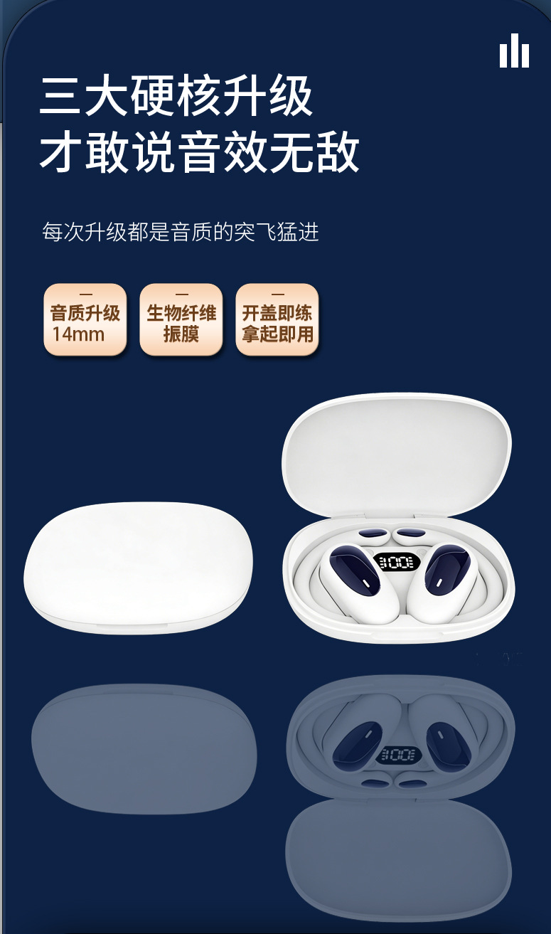 214 Bluetooth Headphones Wireless 2026 New Model High Sound Quality OWS Over-ear type Non-in-ear high sound quality Long battery life Noise cancellation pic 6