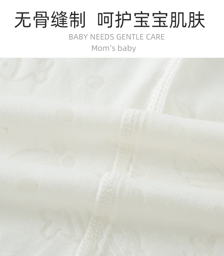 Baby one-piece suit, summer thin boneless long-sleeved dress, newborn air-conditioned dress, pajamas, soft crawling clothes for boys and girls pic 4