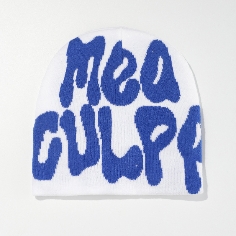 Amazon cross-border bestsellers: knitted hats for men and women, jacquard hats, popular hats from Europe and America, hip-hop hats, letter hats, AliExpress from Europe and America pic 14