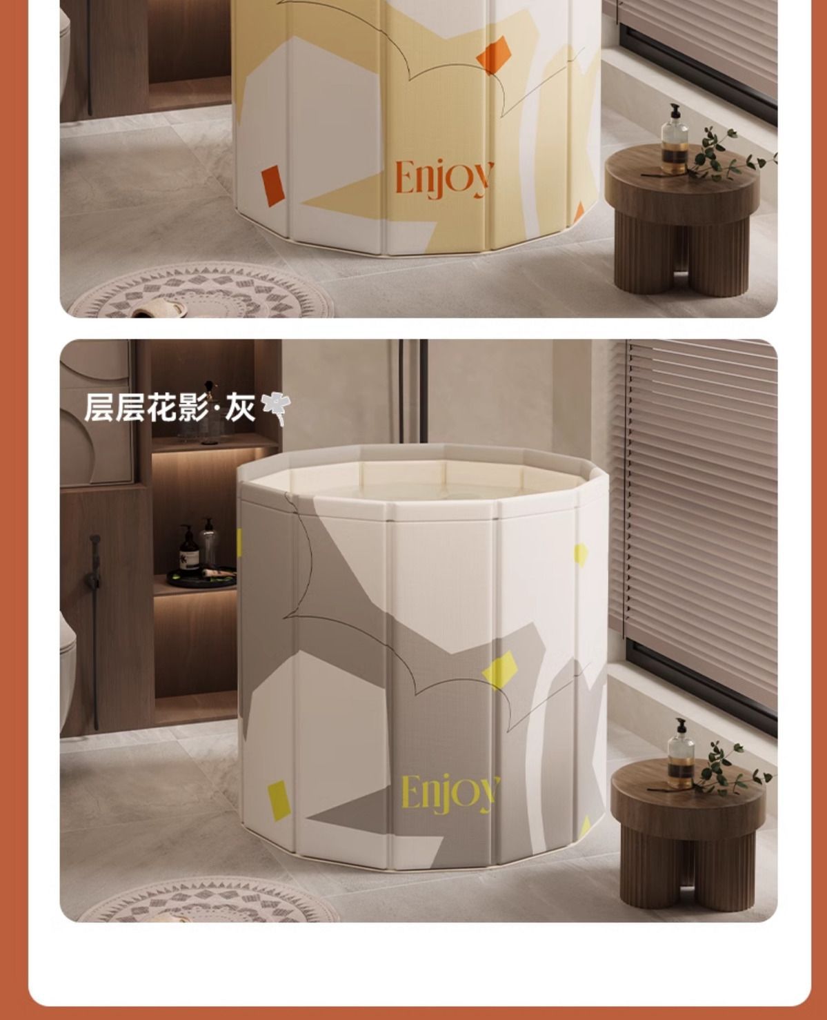 泡澡桶大人折叠泡浴桶洗澡桶儿童可坐浴盆游泳桶成人浴缸全身浴桶详情21