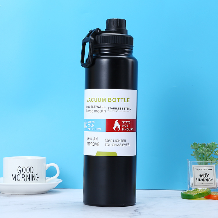 大容量800ml户外运动水杯！304不锈钢保温太空杯水壶详情7