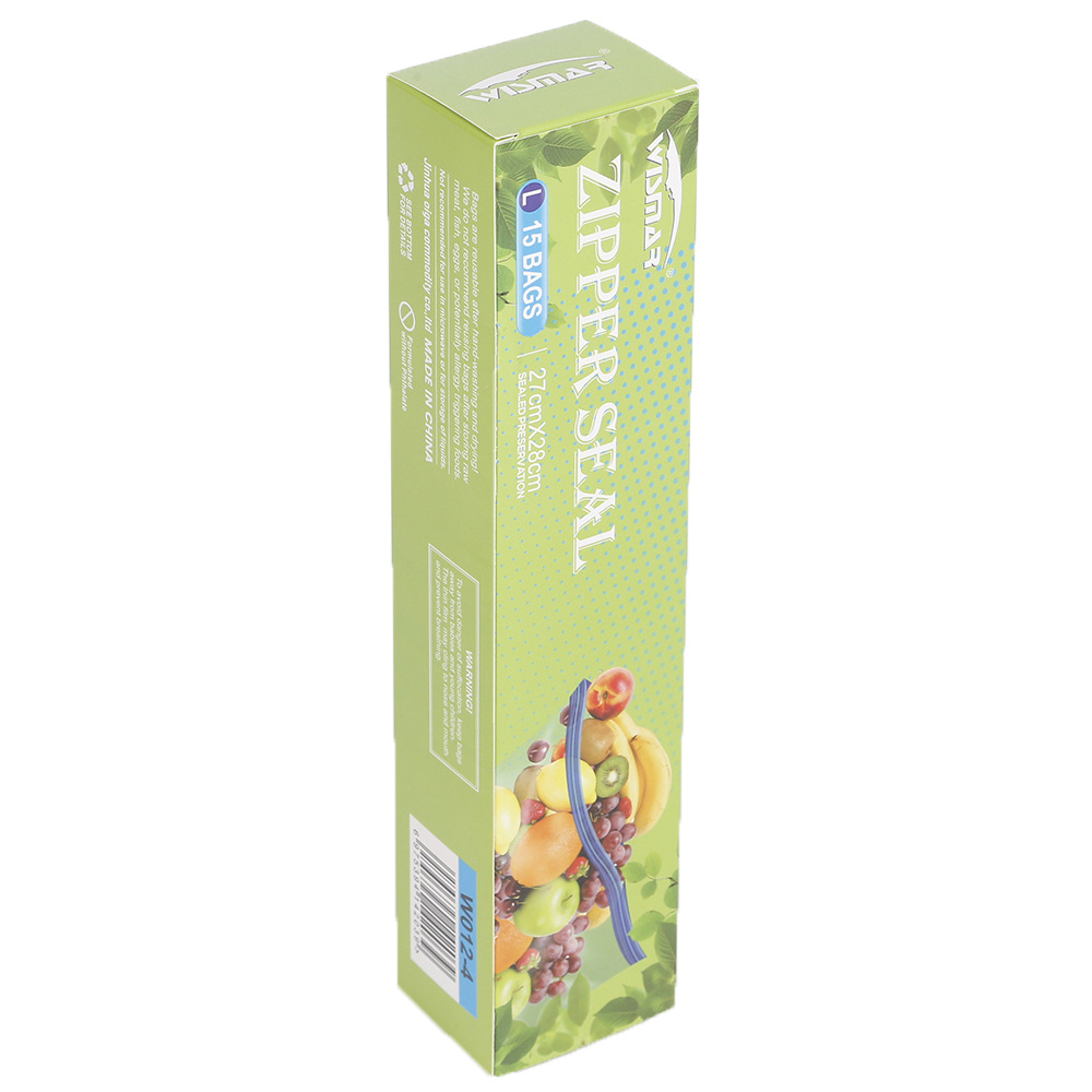 跨境外贸双筋食品密封袋 S/M/L冷冻袋详情8