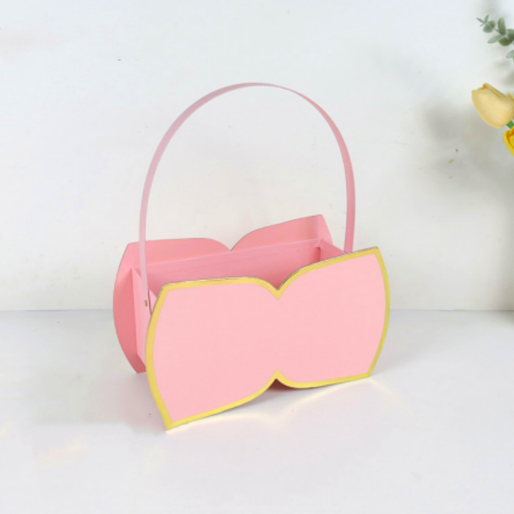 New creative bow-shaped gift box, portable candy, snack and flower packaging box, high appearance level gift box pic 10