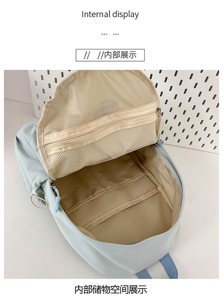 日系ins休闲校园小书包女高中大学生初中女生双肩包轻便旅游背包详情44