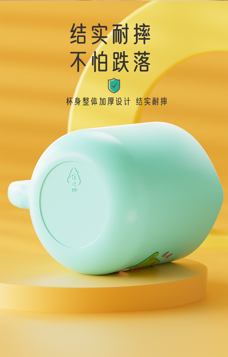 塑料杯可爱卡通图案情侣漱口杯男孩女孩儿童牙杯太空人牙杯牙缸刷详情5