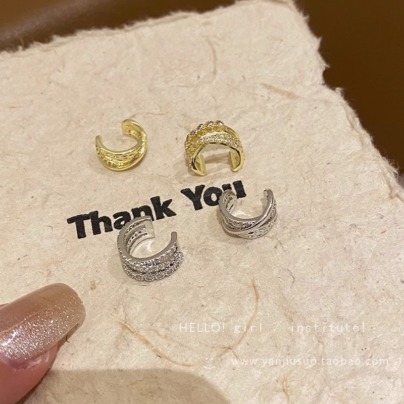 很飒哟~ins风多层耳骨夹气质小众耳夹无耳洞女轻奢感耳环耳饰详情13