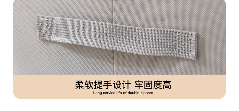 纯色钢架收纳箱衣物折叠整理箱柜子搬家换季百纳箱玩具透明收纳盒详情18