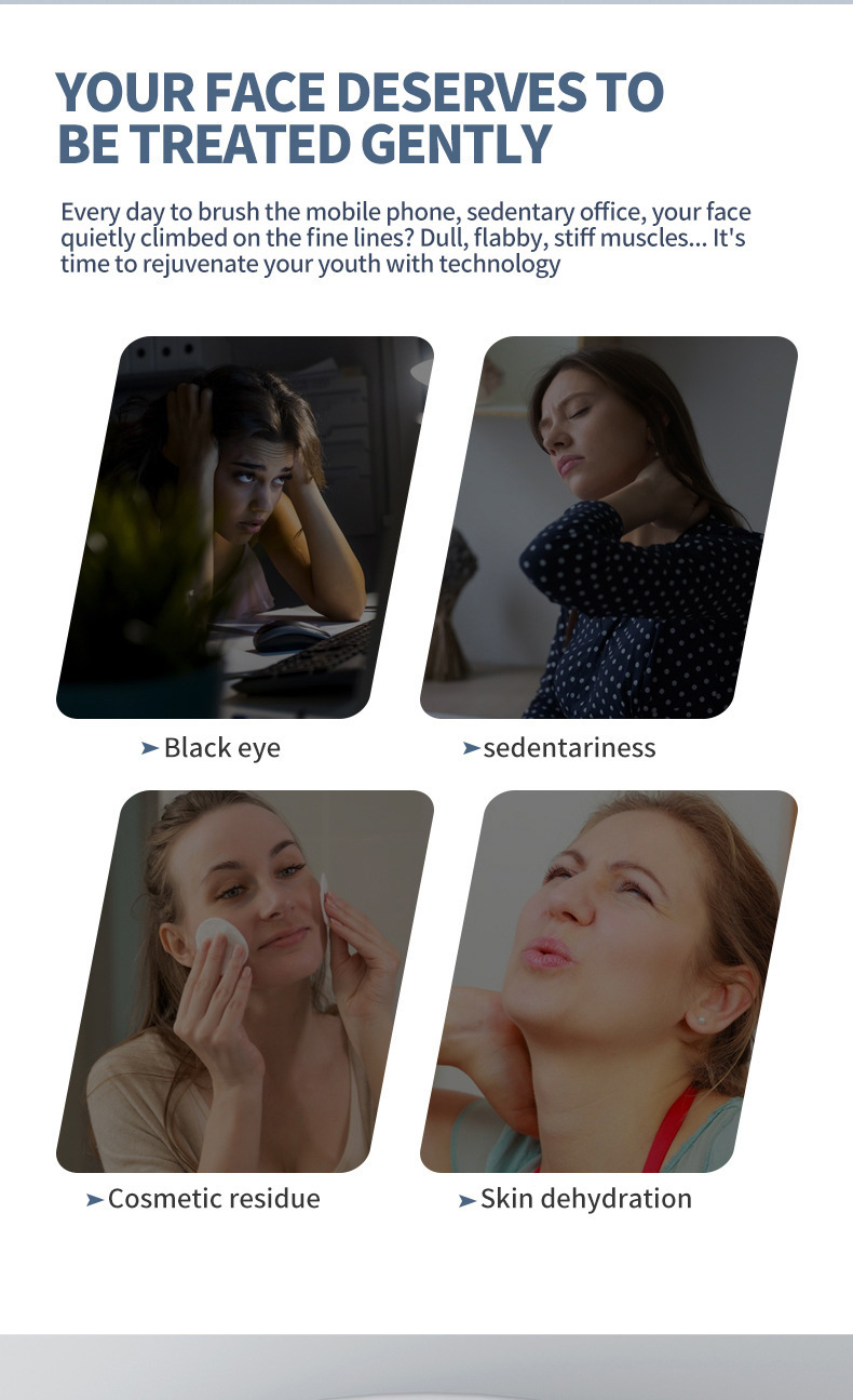 shanilak import beauty device ems microcurrent facial lifting heat home photon skin rejuvenation import massage device wholesale cross-border pic 6