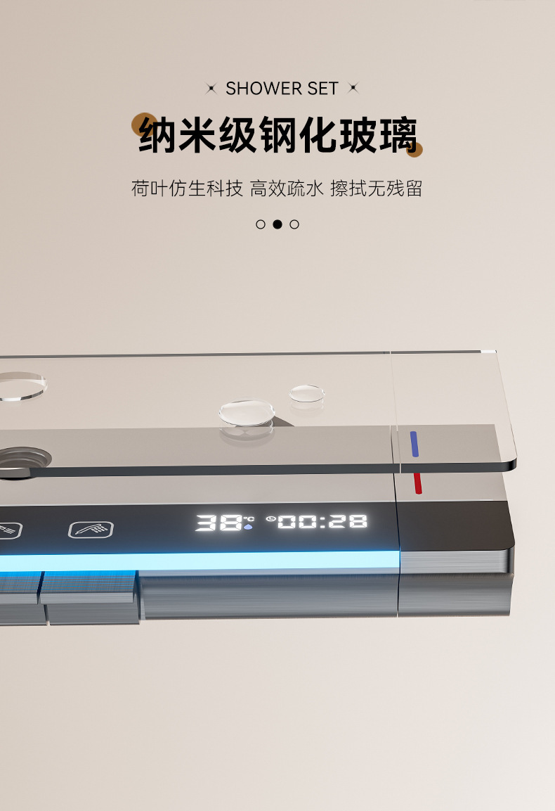 淋浴花洒套装家用卫浴增压枪灰全铜浴室卫生间沐浴洗澡 花晒莲蓬详情5