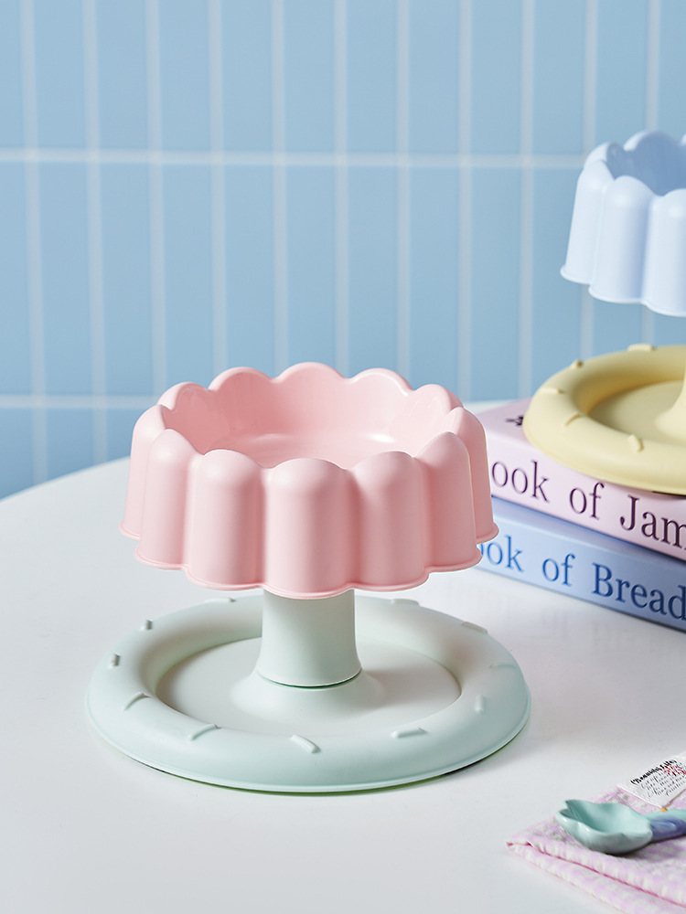 Pet stainless steel anti-knock cat food plate, high rack bowl, pet birthday bowl, dog rice bowl, detachable and easy to clean pic 10