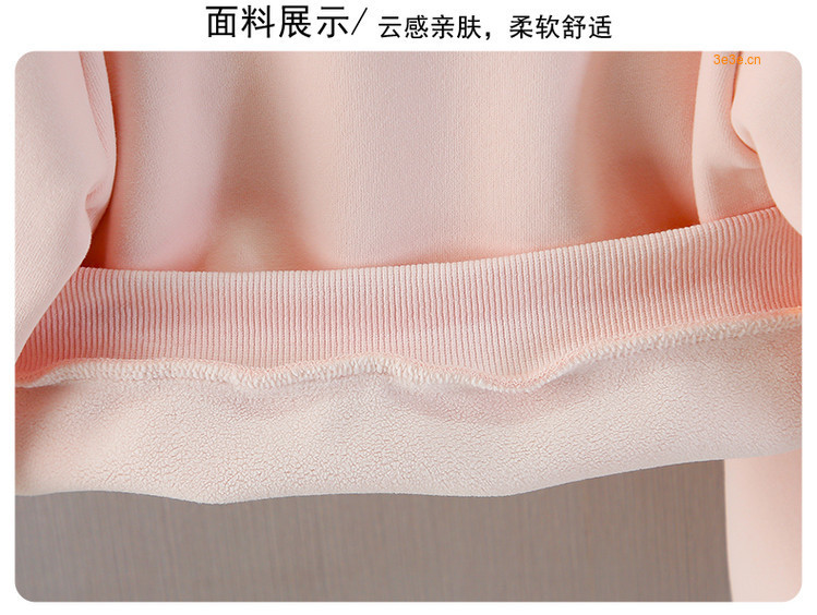 女童2025春季新生儿休闲裤套装加绒三件套B类兔毛绒布服饰详情19