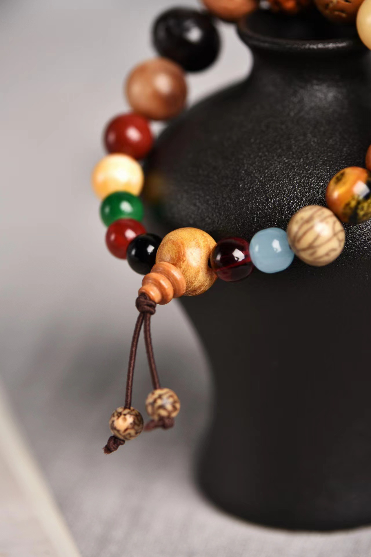 Hot-selling 18-seed Bodhi bead bracelet, 18-bead root prayer bead chain, temple connection, scenic spot commemoration of male and female couples pic 2