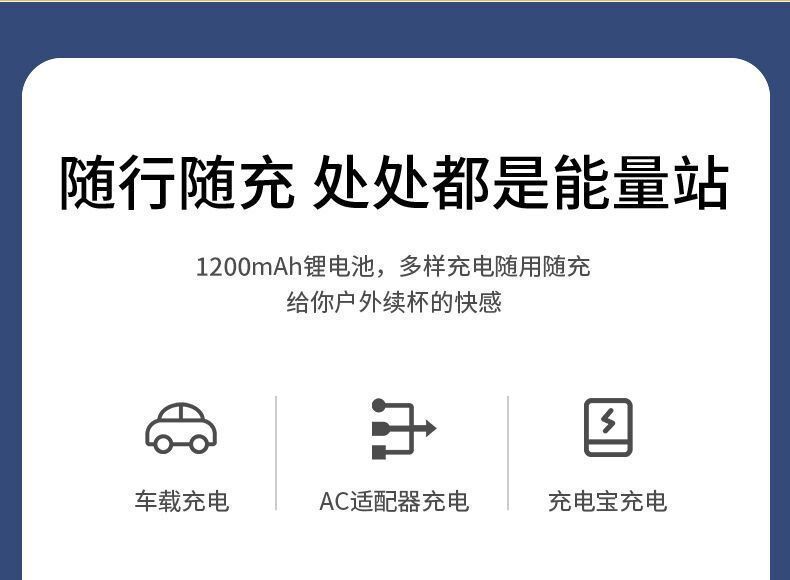 跨境便携式充电小型家用学生多功能果汁榨汁器 榨汁杯新款 榨汁机轻巧易携带详情11