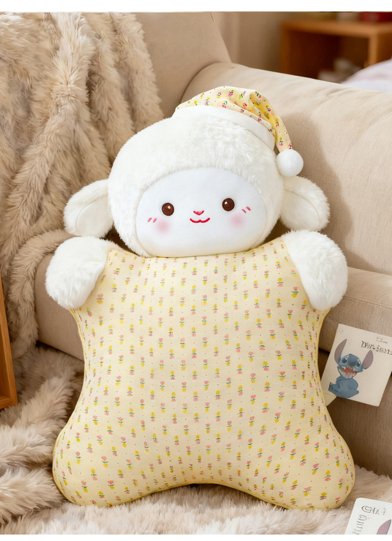安抚动物玩偶超大捏捏可爱小羊毛绒玩具三花猫柔软抱枕送女生礼物详情12