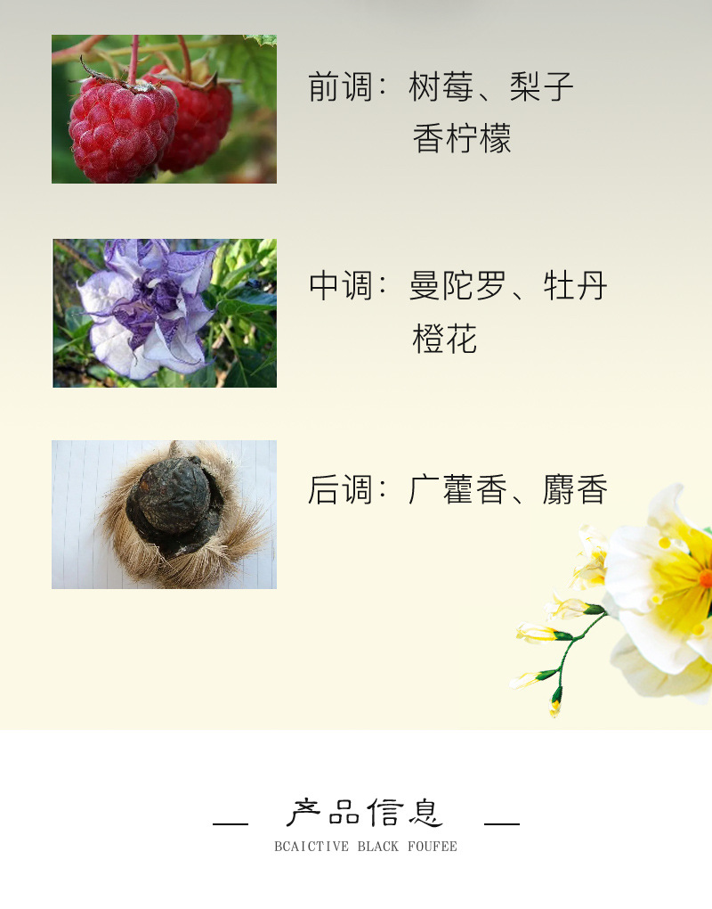 越南跨境抖音爆款网红黑咖啡巴黎甜美女士香水持久淡香花果香批发详情10