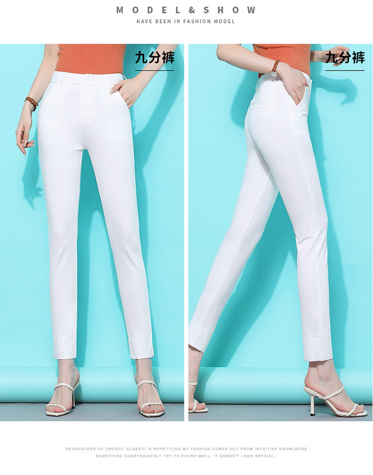 七分裤女宽松夏季薄款2024新款哈伦大码胖mm冰丝中裤马裤休闲短裤详情20